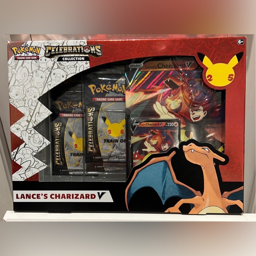 Lance charizard v 25th celebration box